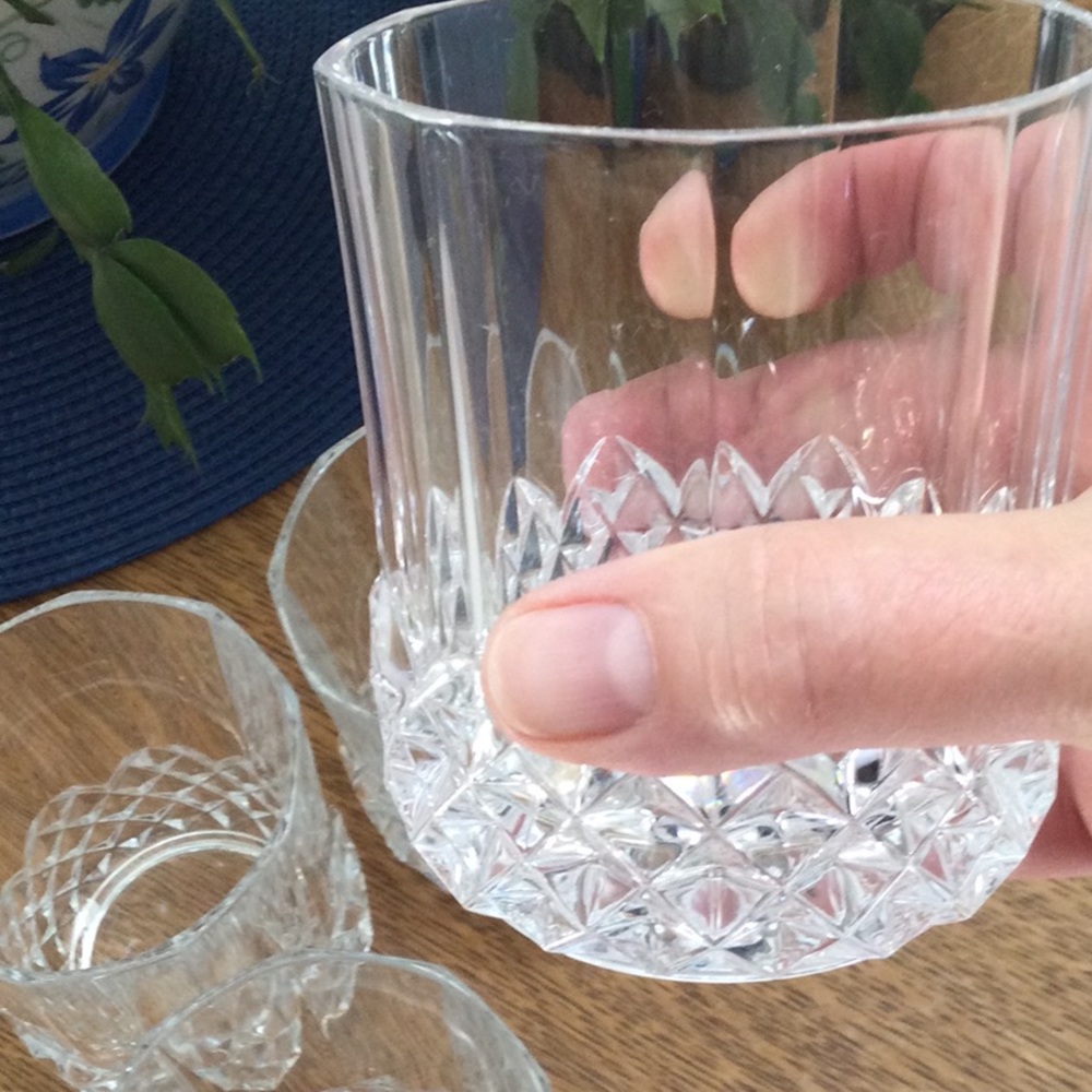 🌿4 Crystal Glasses🌿
